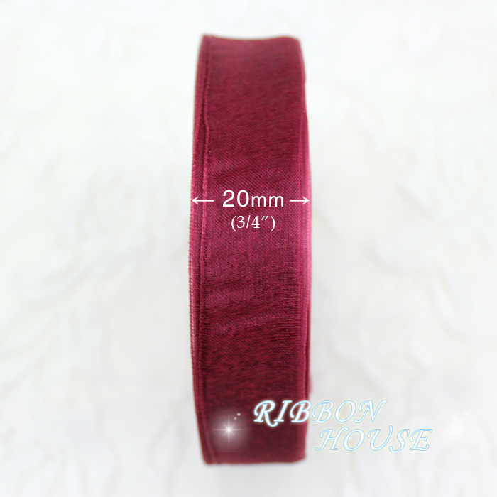 (50 yards/roll) 3/4'' (20mm) W - Ribbon Organza Roll ulasan dan harga