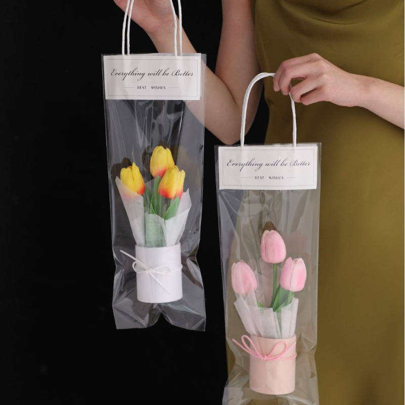 Tulip Flower Box Handmade Croc - Florist Supply Buckets ulasan dan harga