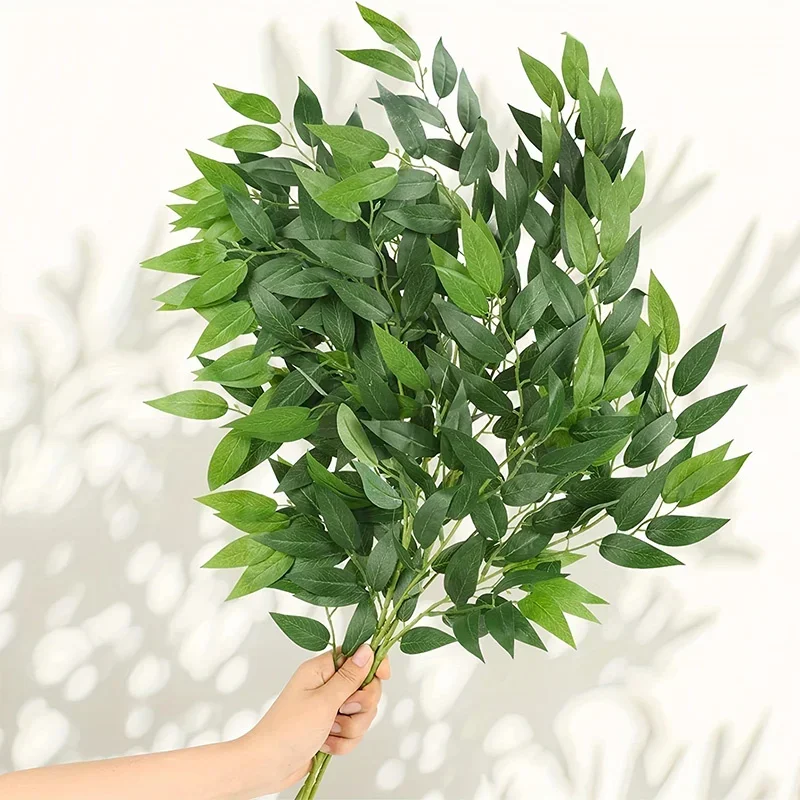 3PCS Artificial Plants Italian - Ruscus Stem Faux ulasan dan harga
