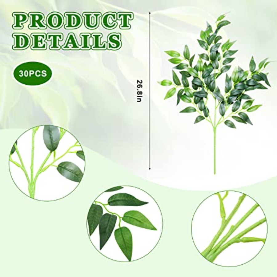 Pcs Artificial Italian Ruscus  - Ruscus Stem Faux ulasan dan harga