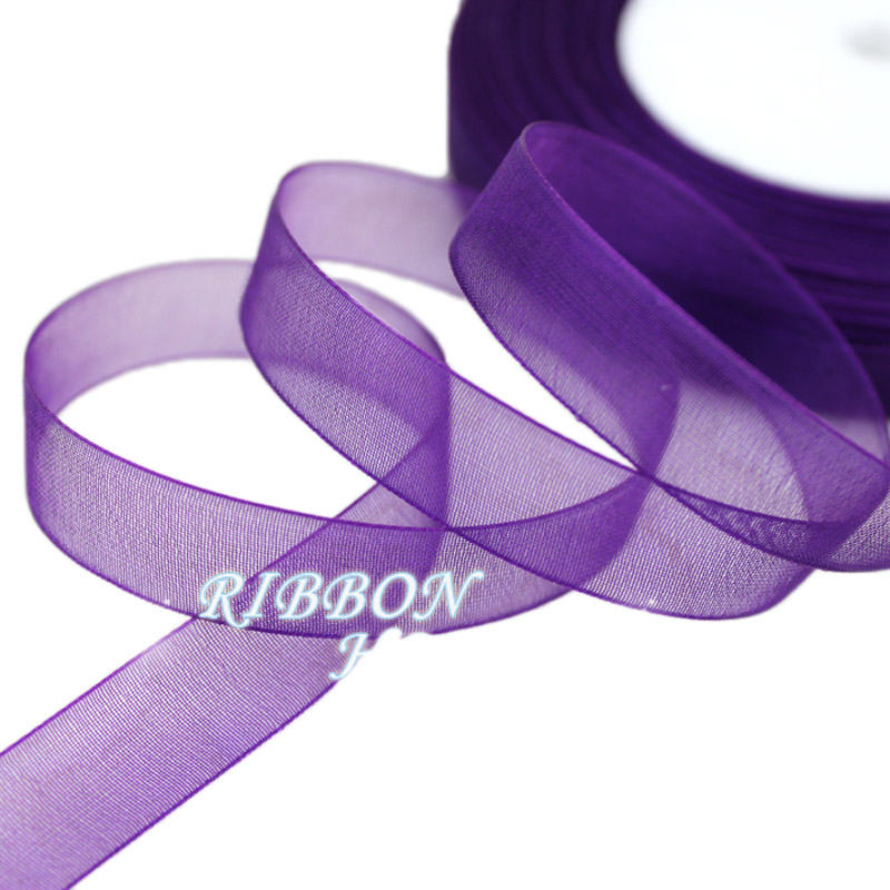 (50 yards/roll) 12mm organza r - Ribbon Organza Roll ulasan dan harga