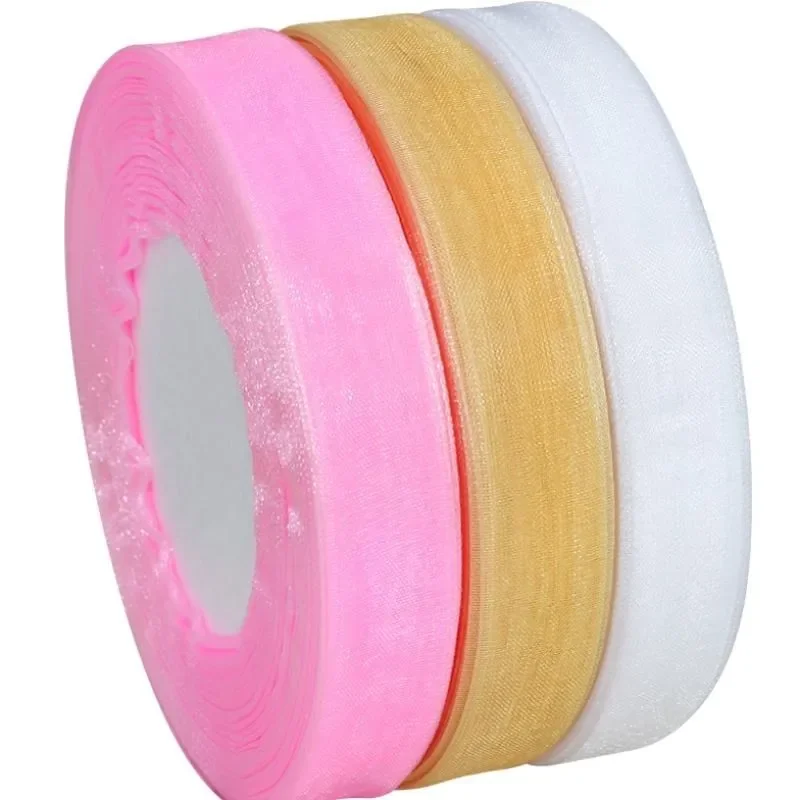 15mm 50yards/roll organza ribb - Ribbon Organza Roll ulasan dan harga