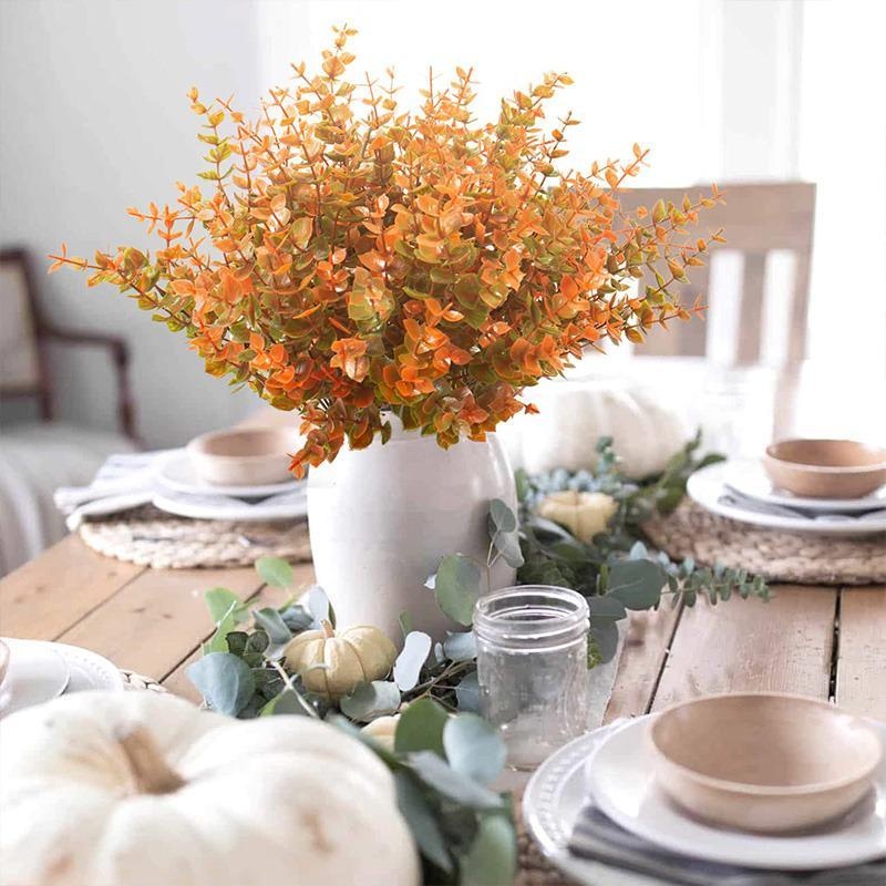 1Pcs Bundle Artificial Fall Fl - Dried Flower Bunch ulasan dan harga