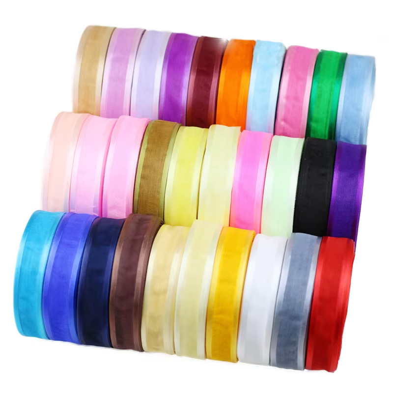 (50 Yards/roll) 25mm Broadside - Ribbon Organza Roll ulasan dan harga
