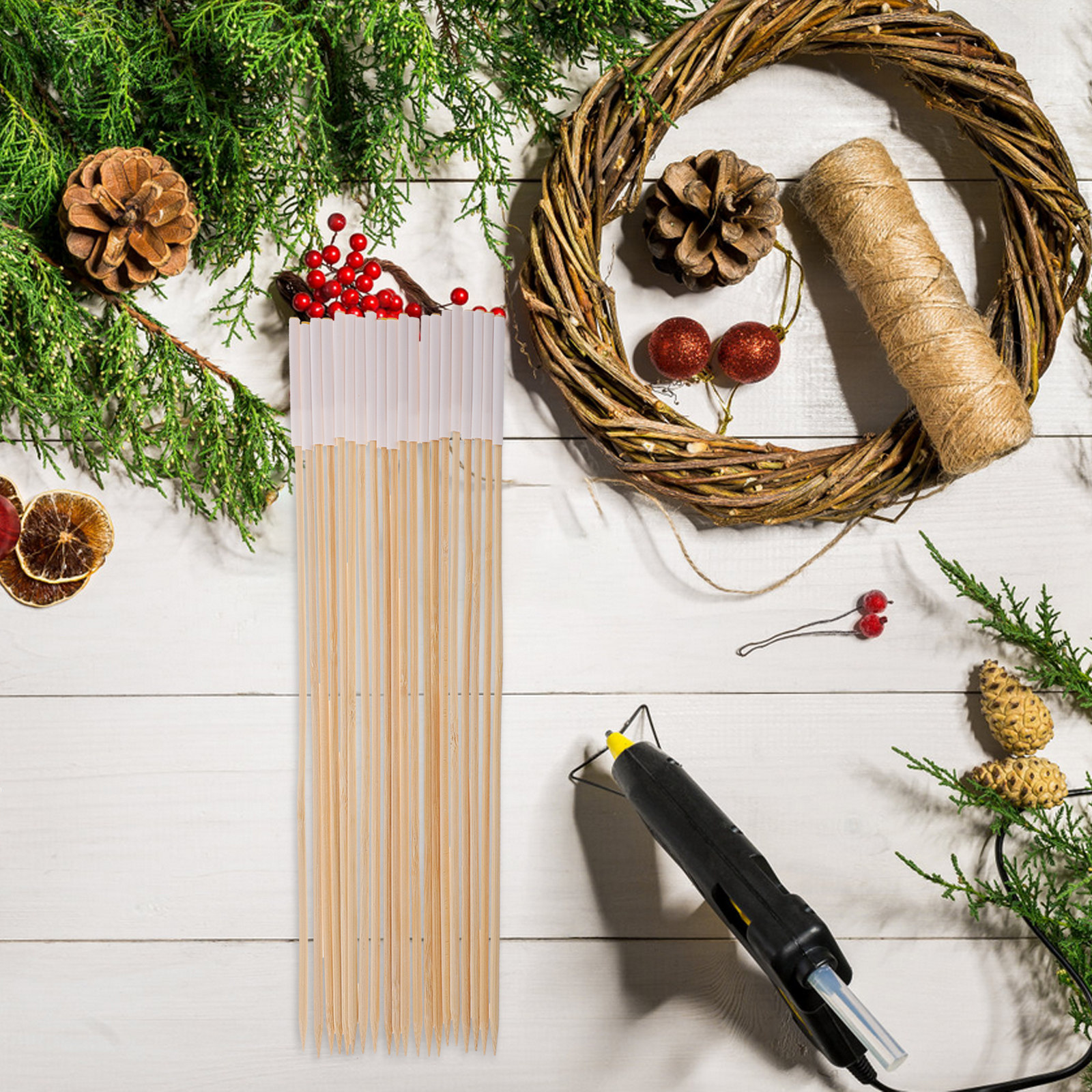 20Pcs Floral Stem DIY Bamboo C - Florist Supply Shop ulasan dan harga