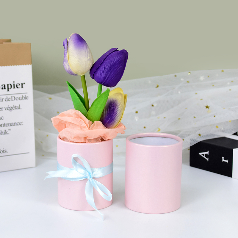4pcs Mini Round Flower Box Gif - Florist Supply Buckets ulasan dan harga
