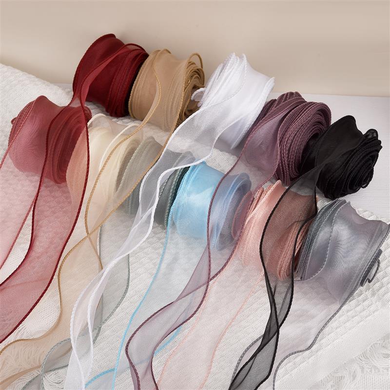 10m/ 2.2m Roll Solid Color Org - Ribbon Organza Roll ulasan dan harga