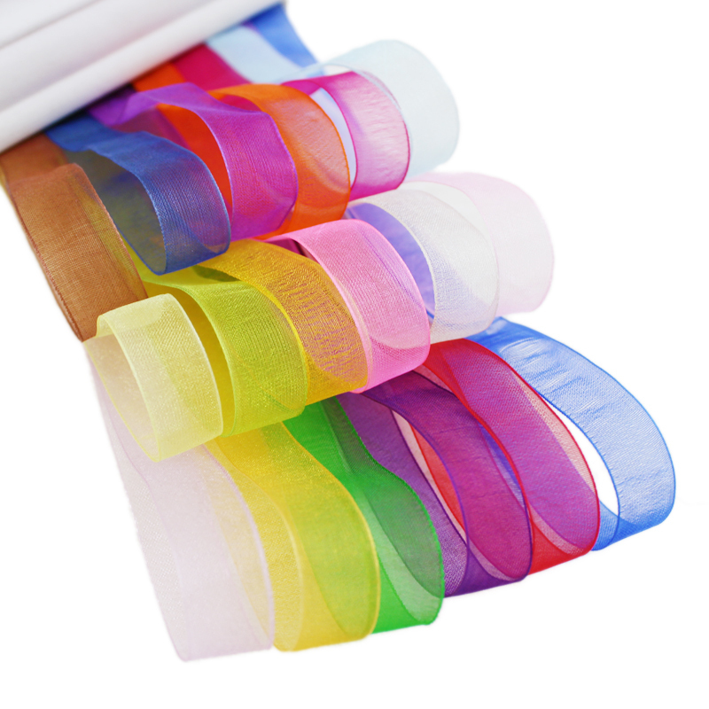 (50 yards/roll) 12mm organza r - Ribbon Organza Roll ulasan dan harga