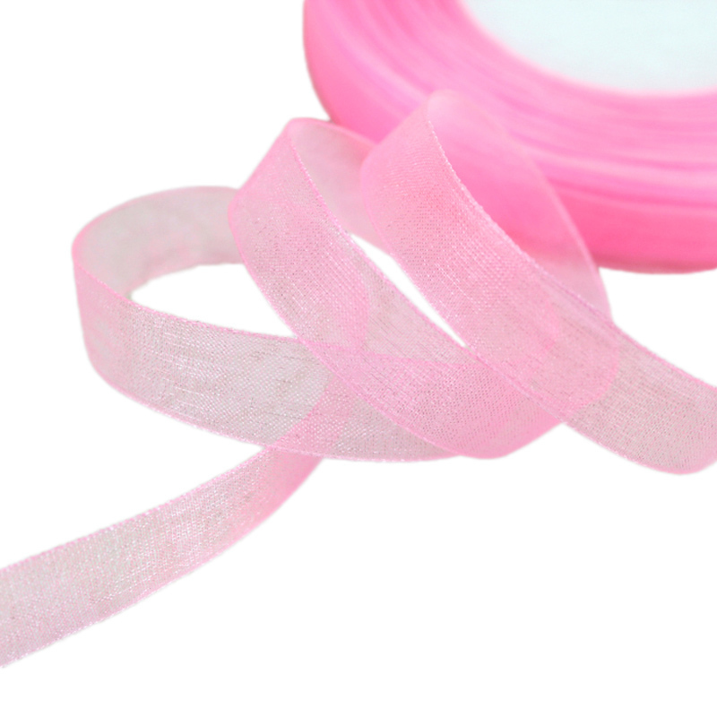 (50 yards/roll) 12mm organza r - Ribbon Organza Roll ulasan dan harga
