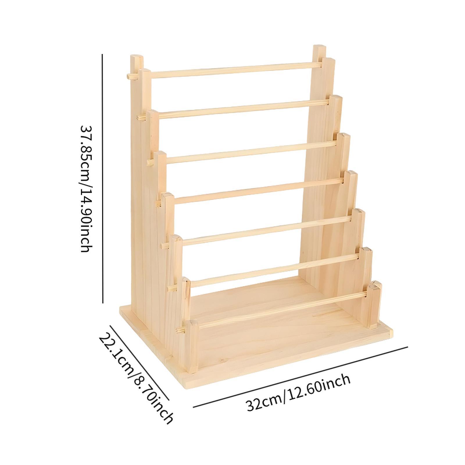 Wooden Ribbon Organizer Rack B - Florist Supply Shop ulasan dan harga